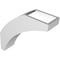 Ekena Millwork 3 1/2-in. W x 12-in. D x 12-in. H Thorton Architectural Grade PVC Knee Brace BRCP035X12X12THR - alternate 2